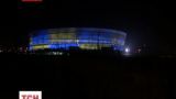 В Польше арену Евро-2012 сделали сине-желтой