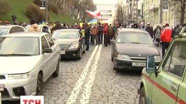 Уголовные дела заводят в милиции против митингующих автомобилистов