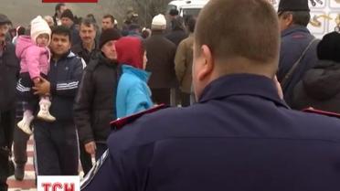 В Симферополе протест жителей прилегающего поселка парализовал движение