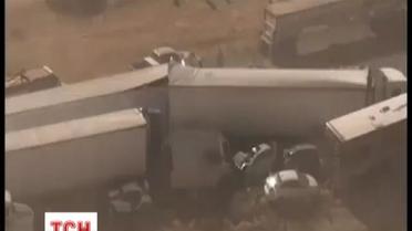 В Аризоне в масштабной аварии столкнулись сразу 19 машин