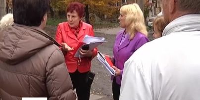 Жители Кривого Рога протестуют против производства пластиковых окон