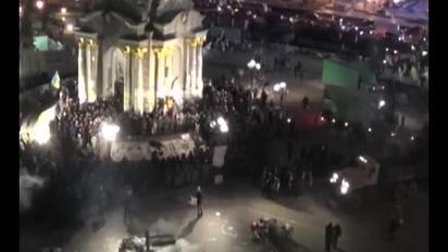 Як "Беркут" вночі розганяв Євромайдан