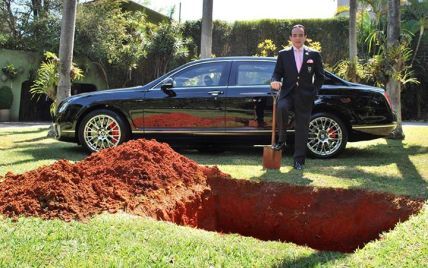 Бізнесмен поховає свій Bentley, щоб кататися на ньому в загробному житті