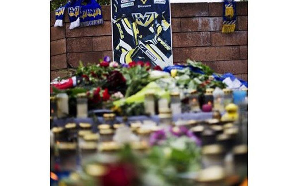 Швеція, Йончопінг. Жалоба за жертвами авіакатастрофи Як-42. / © AFP