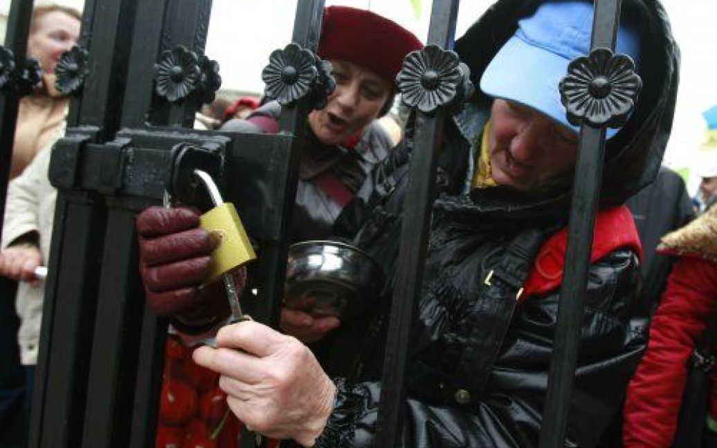 Сотні підприємців вийшли на "Марш порожніх гаманців" у Києві / © УНІАН
