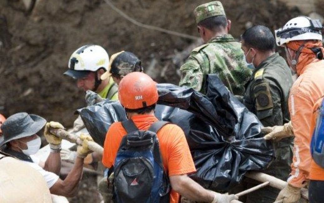 В результаті зсуву в Колумбії загинули майже 30 людей. / © AFP