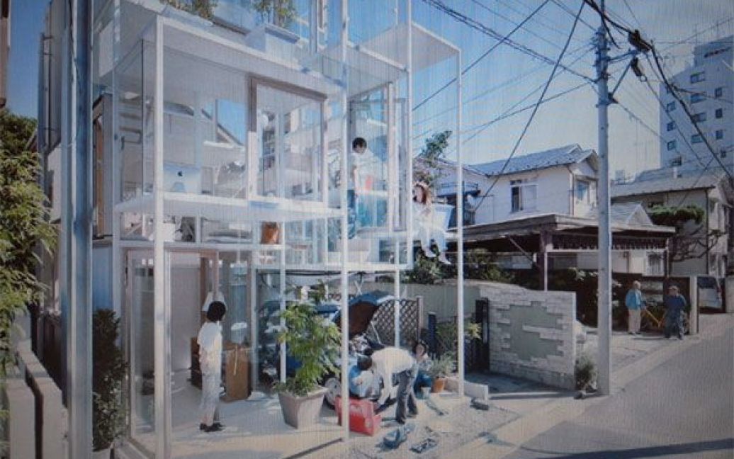 Японці зводять прозорі будинки без стін / © Designboom