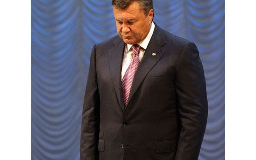 Президент Віктор Янукович взяв участь в урочистому всеукраїнському зібранні з нагоди Дня шахтаря. / © Украинское Фото