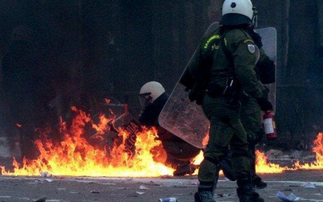 В Афінах сплахнули сутички між владою і мітингувальниками / © AFP