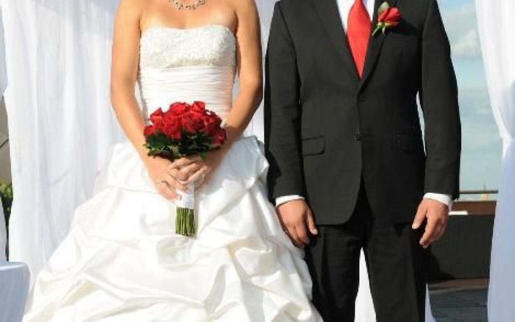 Перша ракетка України Катерина Бондаренко одружилась із київським бізнесменом Денисом / © jetsetter.ua