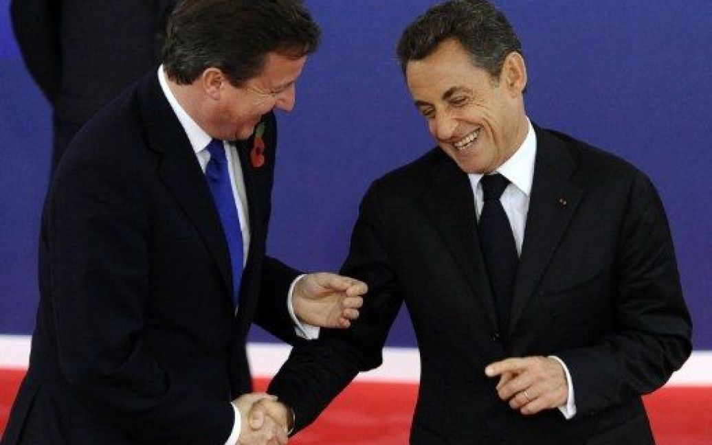 Президент Франції Ніколя Саркозі і прем&rsquo;єр-міністр Великобританії Девід Кемерон / © AFP