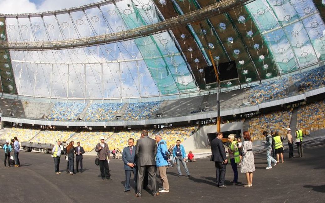 Головну арену чемпіонату Євро-2012, НСК "Олімпійський" в Києві завершили на 95% / © ukraine2012.gov.ua