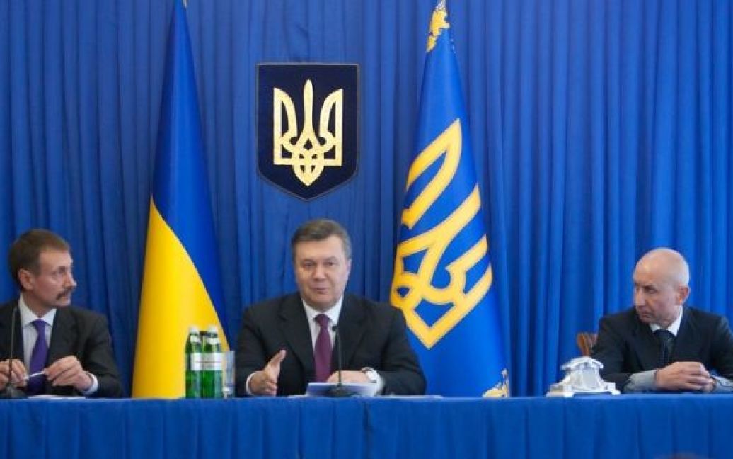 Віктор Янукович провів нараду з адміністративно-господарським активом Чернівецької області. / © President.gov.ua