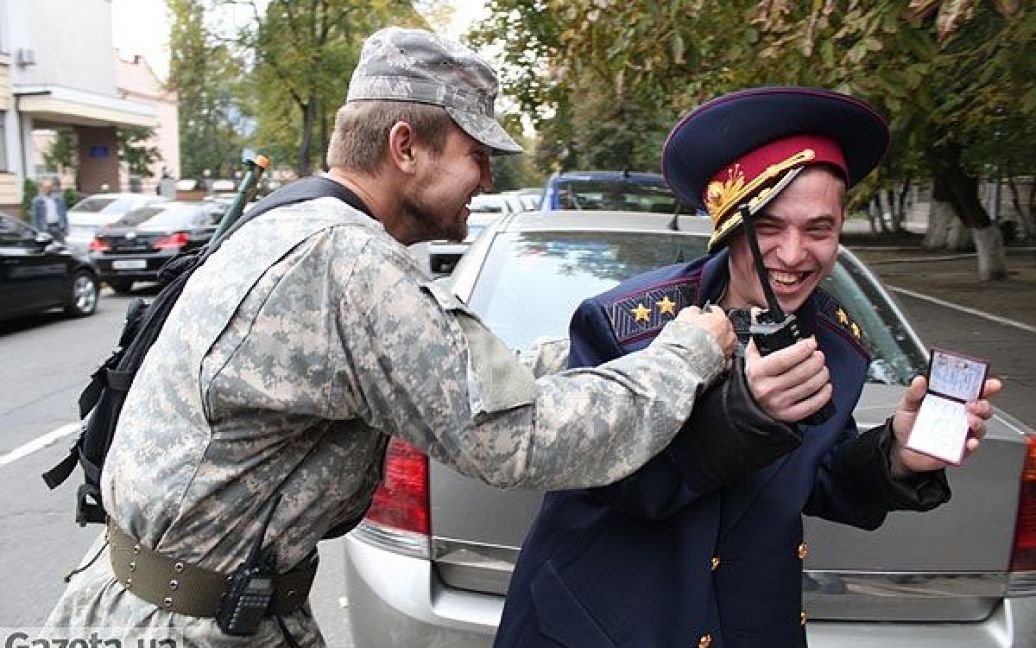Пікетування МВС України з вимогою відставки міністра Анатолія Могильова / © gazeta.ua
