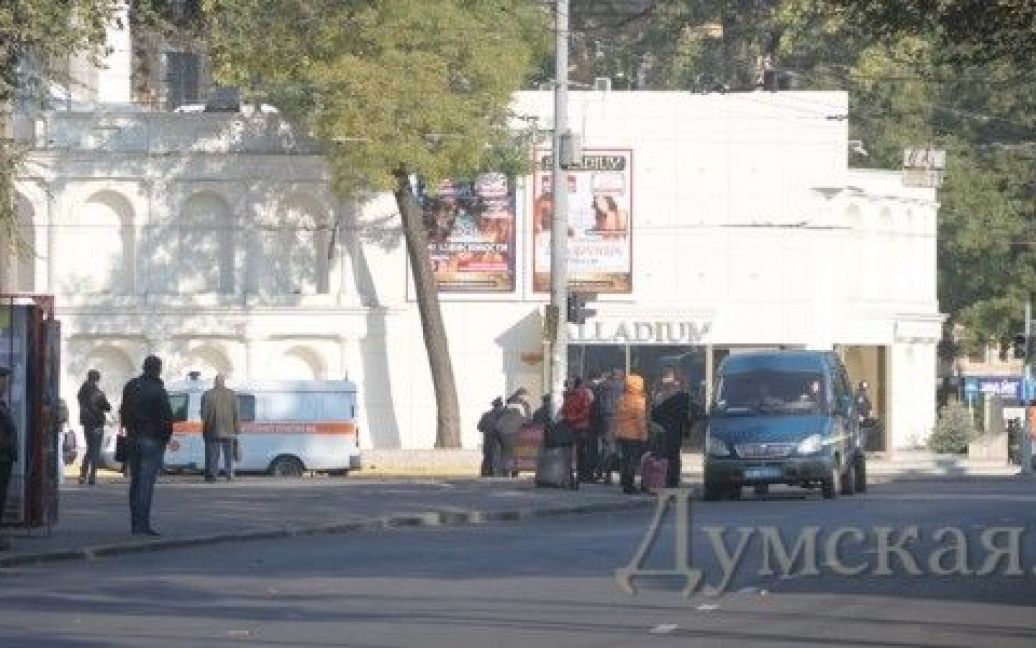 В центрі Одеси провели навчання СБУ із затримання терористів. / © Думская.net