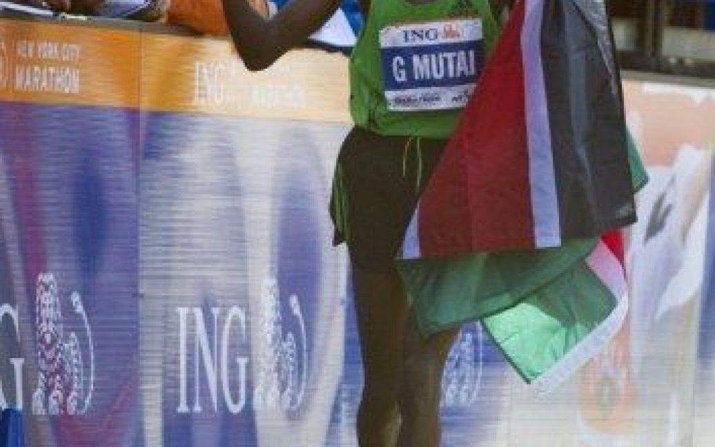 Переможцем марафону в Нью-Йорку став кенійський бігун Джеффрі Мутаї / © AFP