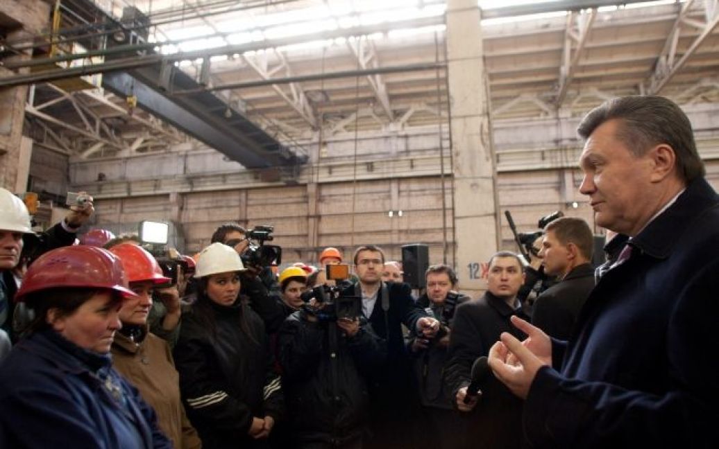 Віктор Янукович відвідав ТОВ "Машзавод" / © President.gov.ua
