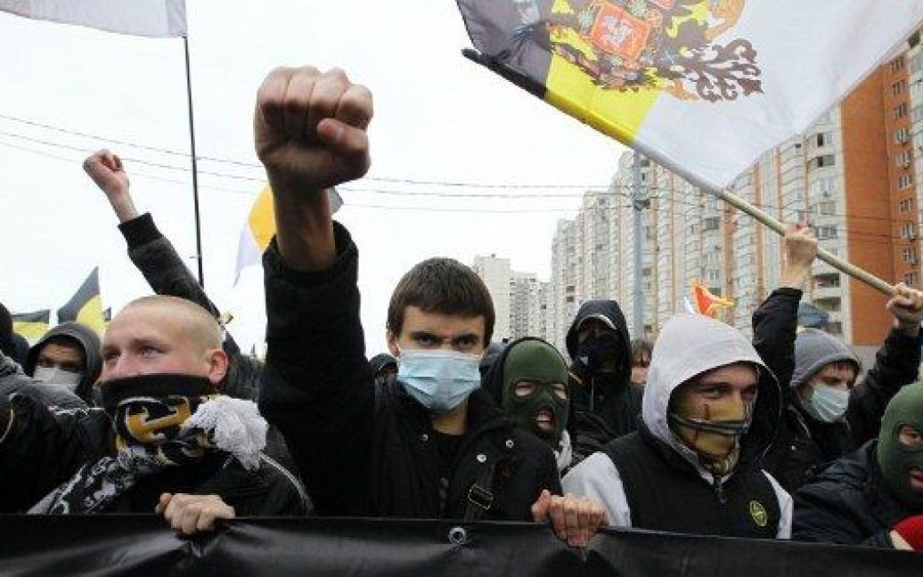 Російські націоналісти відзначили День народної єдності "Російським маршем". / © AFP