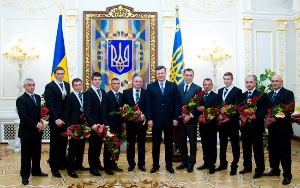 Янукович зустрівся з тріумфаторами чемпіонату світу / © President.gov.ua