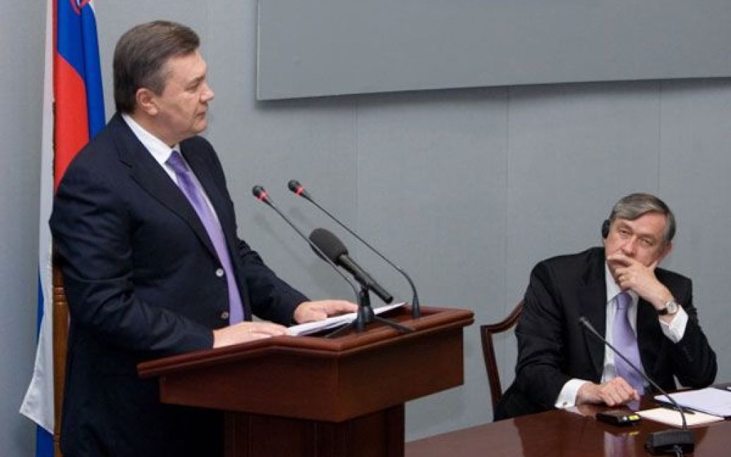 Президент України Віктор Янукович зустрівся з президентом Словенії Данилом Тюрком / © President.gov.ua