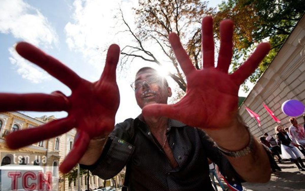 В Києві провели перший парад зомбі / © Євген Малолєтка/ТСН.ua