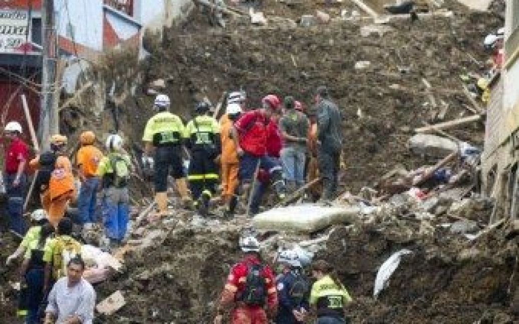 В результаті зсуву в Колумбії загинули майже 30 людей. / © AFP