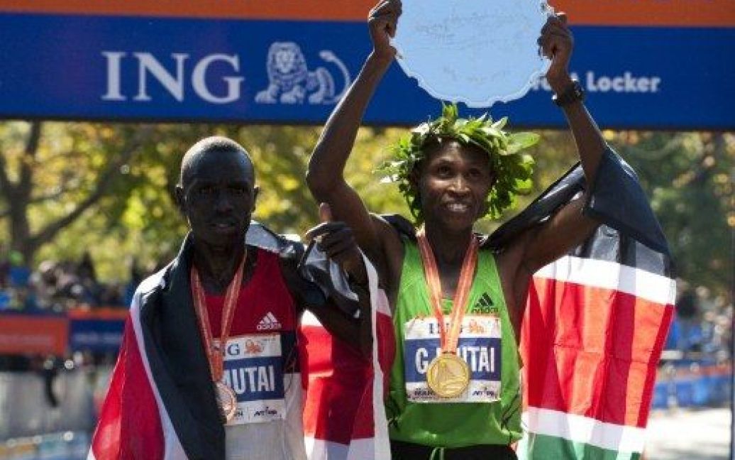 Кенійський бігун Джеффрі Мутаї подолав дистанцію за рекордні дві години, п&#039;ять хвилин і шість секунд / © AFP
