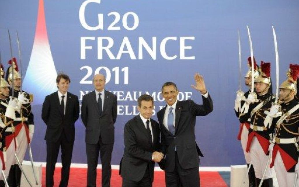 Президент Франції Ніколя Саркозі і президент США Барак Обама / © AFP