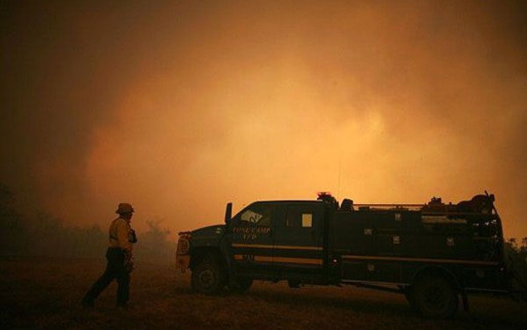 Небувала посуха стала причиною найсильніших за всю історію Техасу природних пожеж: горять ліси, поля, знищені сотні будинків. / © AFP