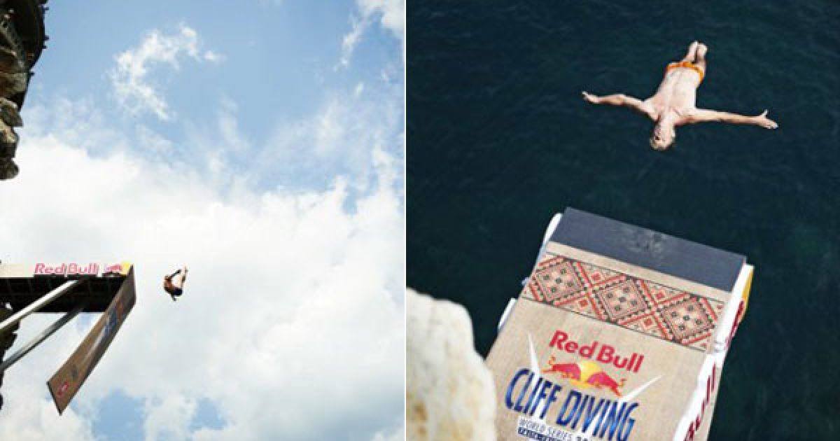 В Ялті вперше провели фінал престижної світової серії Red Bull Cliff Diving 2011. / © RedBullContentpool