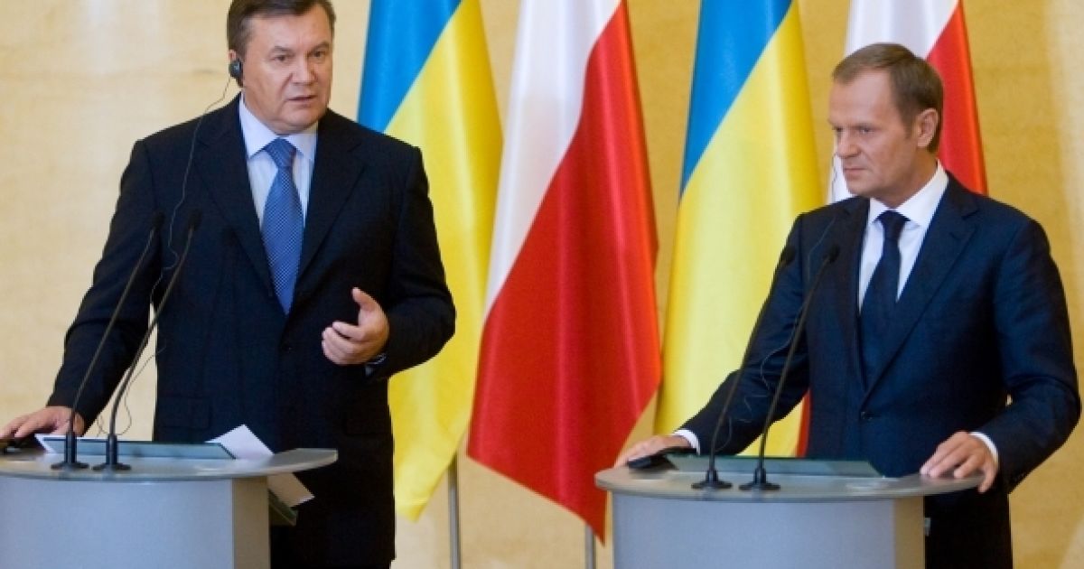 Віктор Янукович та Дональд Туск