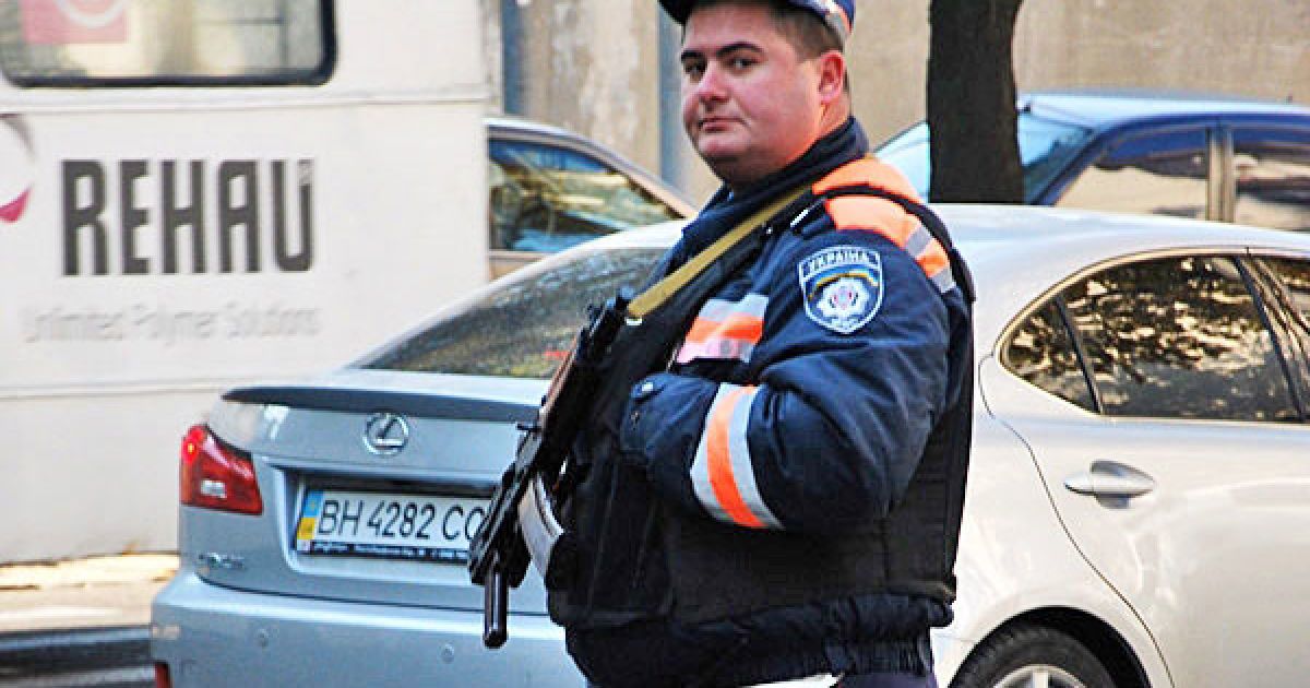 В центрі Одеси провели навчання СБУ із затримання терористів. / © Таймер Одесса