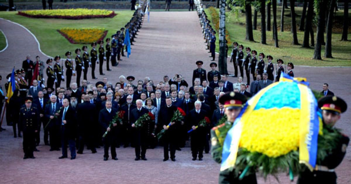 Президент України Віктор Янукович вшанував пам&#039;ять жертв Бабиного Яру / © President.gov.ua