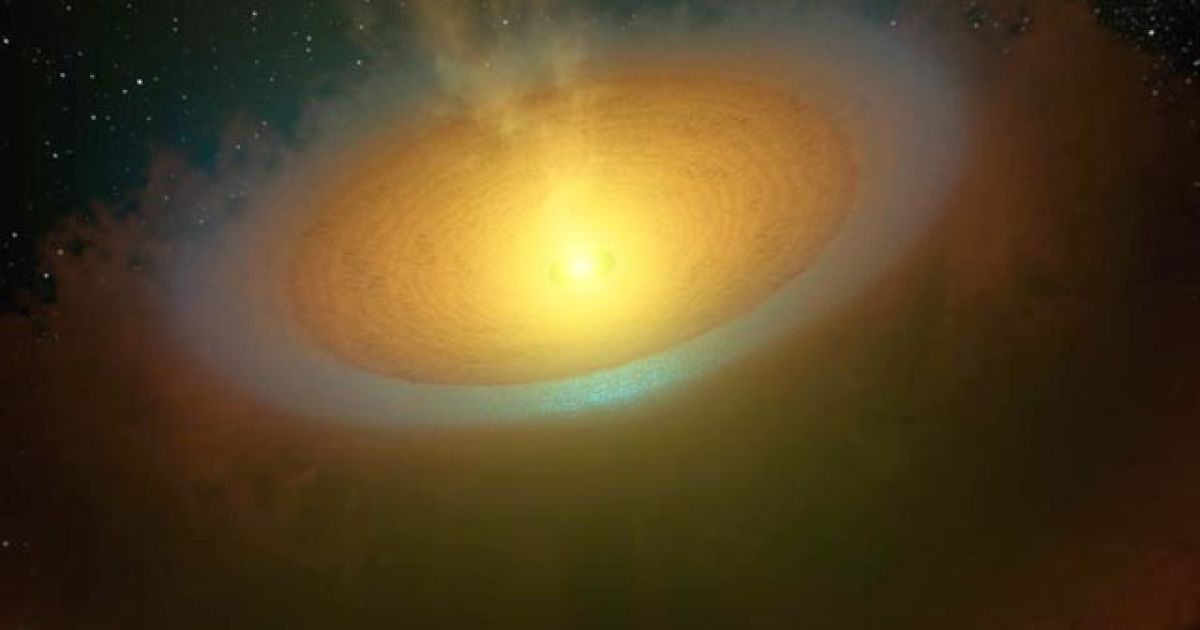 Вченим вдалося виявити наявність значного обсягу холодної води у вигляді пари в хмарі міжзоряної пилу навколо зірки, що народжується