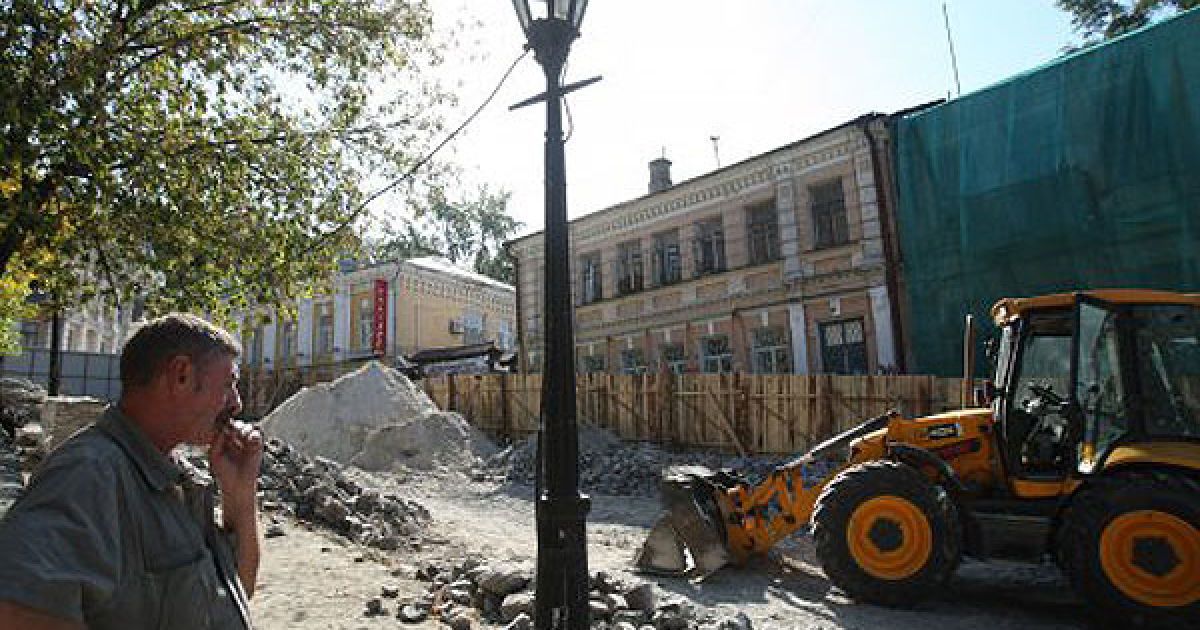 У столиці почалась реконструкція Андріївського узвозу / © УНІАН