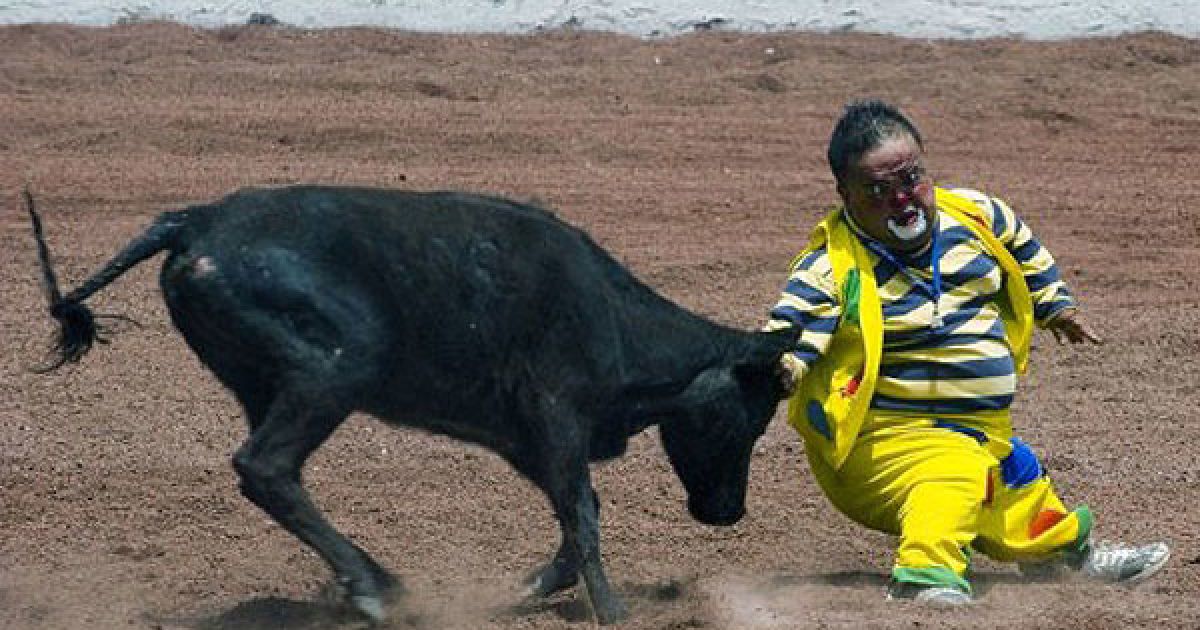 Родео-шоу від трупи карликів-матадорів у мексиканському місті Закатлан / © AFP