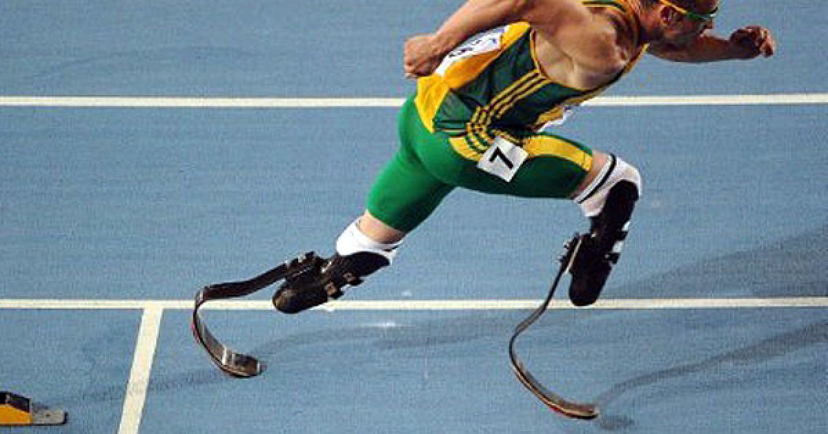 Оскар Пісторіус, спринтер з Південної Африки, виступає на Чемпіонаті світу з легкої атлетики / © AFP