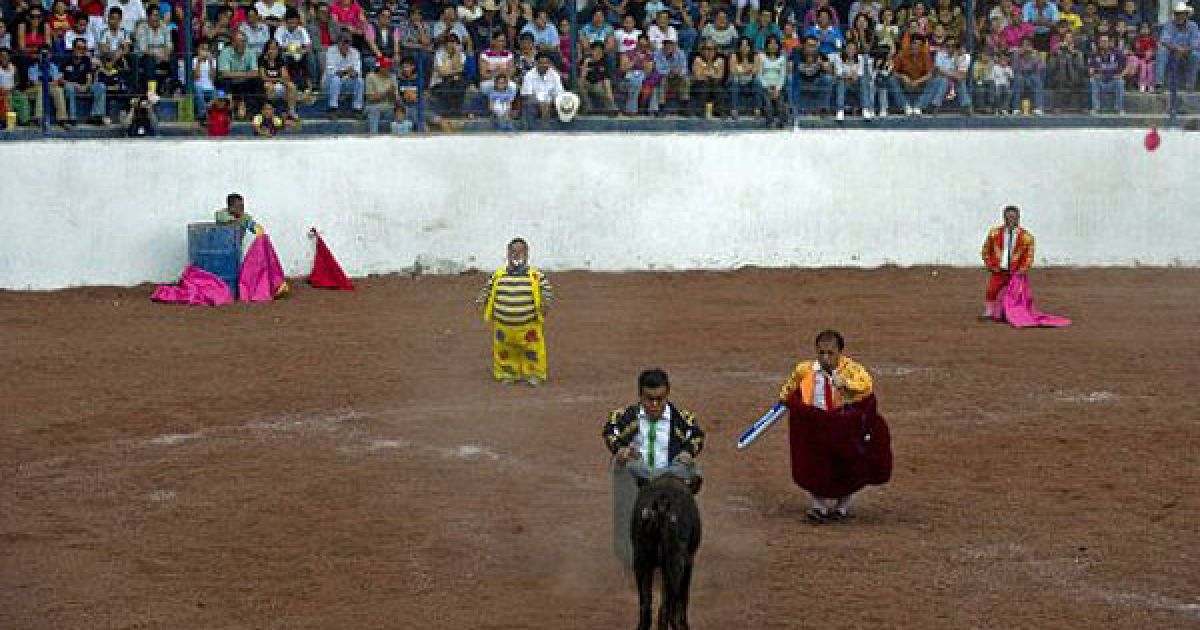 Родео-шоу від трупи карликів-матадорів у мексиканському місті Закатлан / © AFP