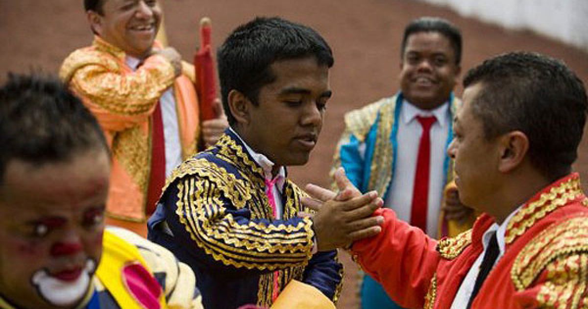 Родео-шоу від трупи карликів-матадорів у мексиканському місті Закатлан / © AFP