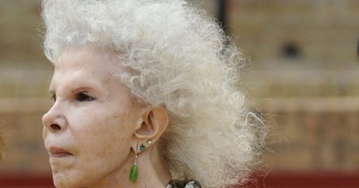 Одна з найбагатших жінок Іспанії, власниця найбільшого числа титулів у світі - 18-та герцогиня Альба у віці 85 років готується вийти заміж / © AFP