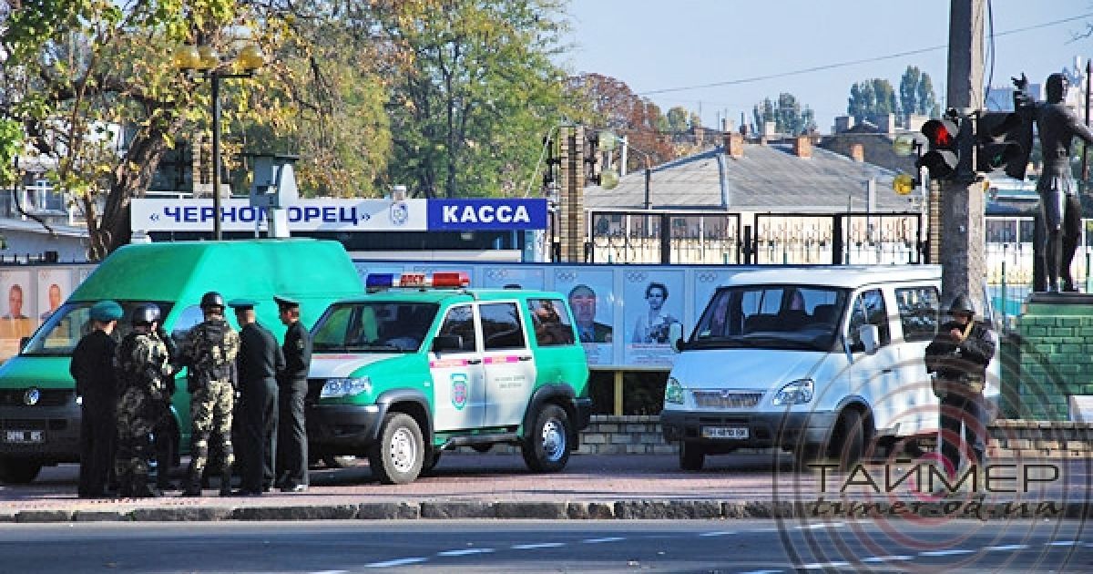 В центрі Одеси провели навчання СБУ із затримання терористів. / © Таймер Одесса