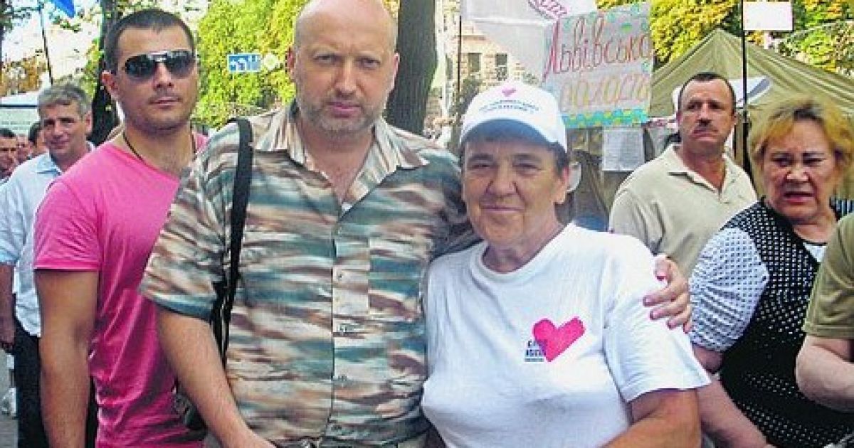 Катерина Уманець з Олександром Турчиновим