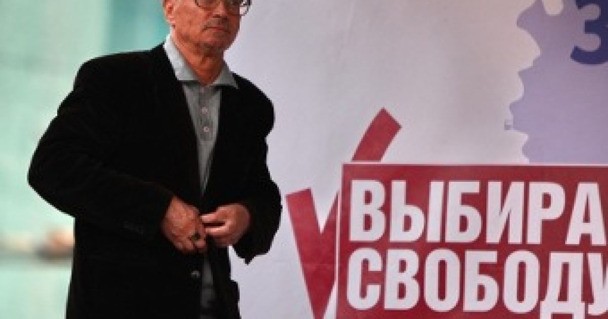 Едуадр Лімонов на мітингу проти влади у Москві