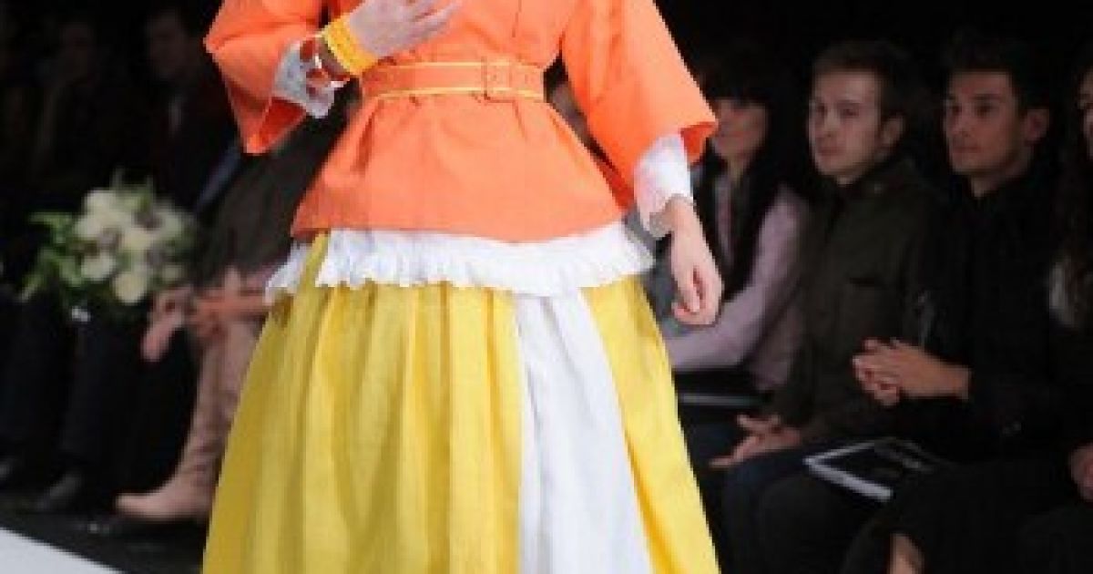 Ювілейний Mercedes-Benz Fashion Week Russia в Москві відкрив показ Слави Зайцева. / © AFP