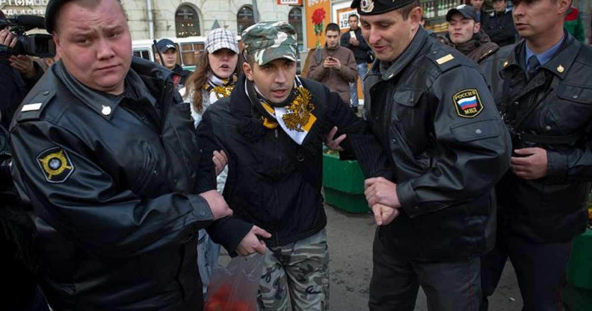 Під час проведення мітингу за права геїв "Марш за рівність" в Москві поліція затримала близько 40 осіб / © Илья Варламов/zyalt.livejournal.com/