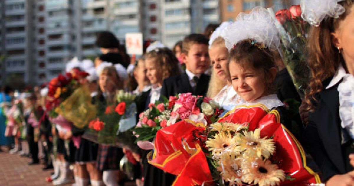 1 вересня президент України Віктор Янукович взяв участь у відкритті новозбудованої Київської інженерної гімназії. / © Офіційний сайт Президента України