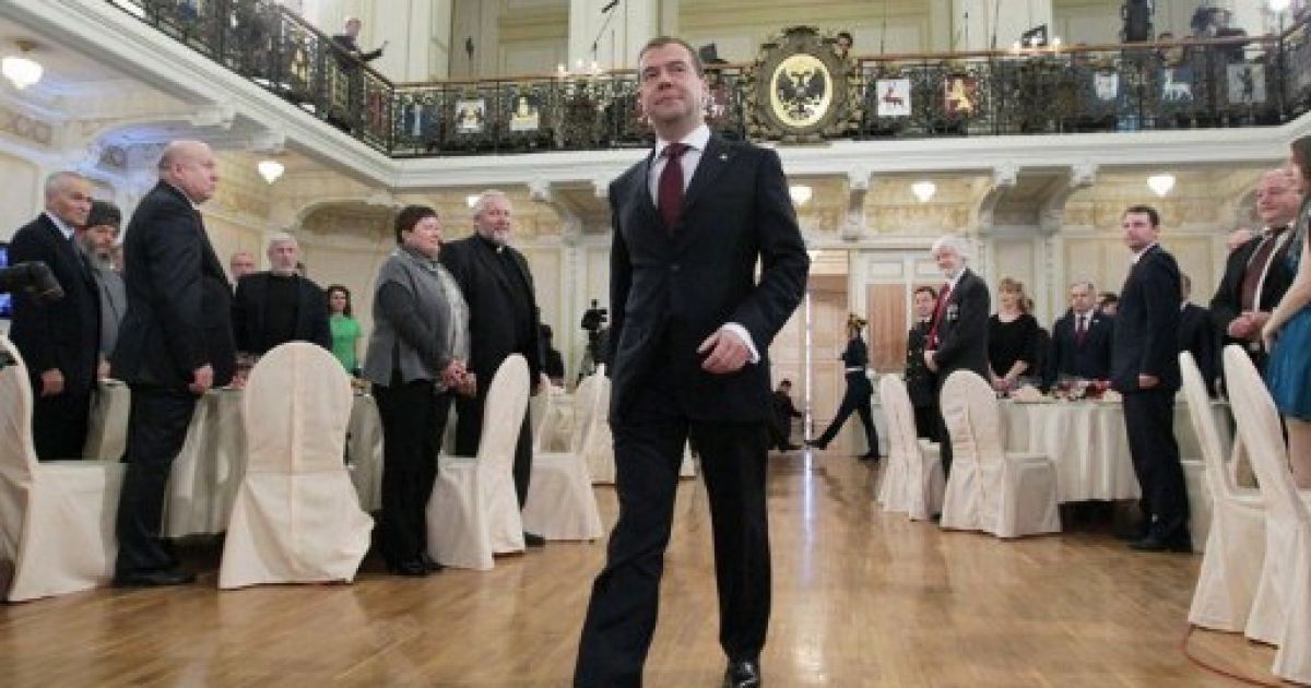 Дмитро Медведєв і Володимир Путін відзначили День єдності у Нижньому Новгороді / © AFP