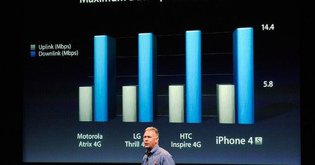 Компанія Apple на прес-конференції в Купертіно представила новий смартфон iPhone 4S / © AFP