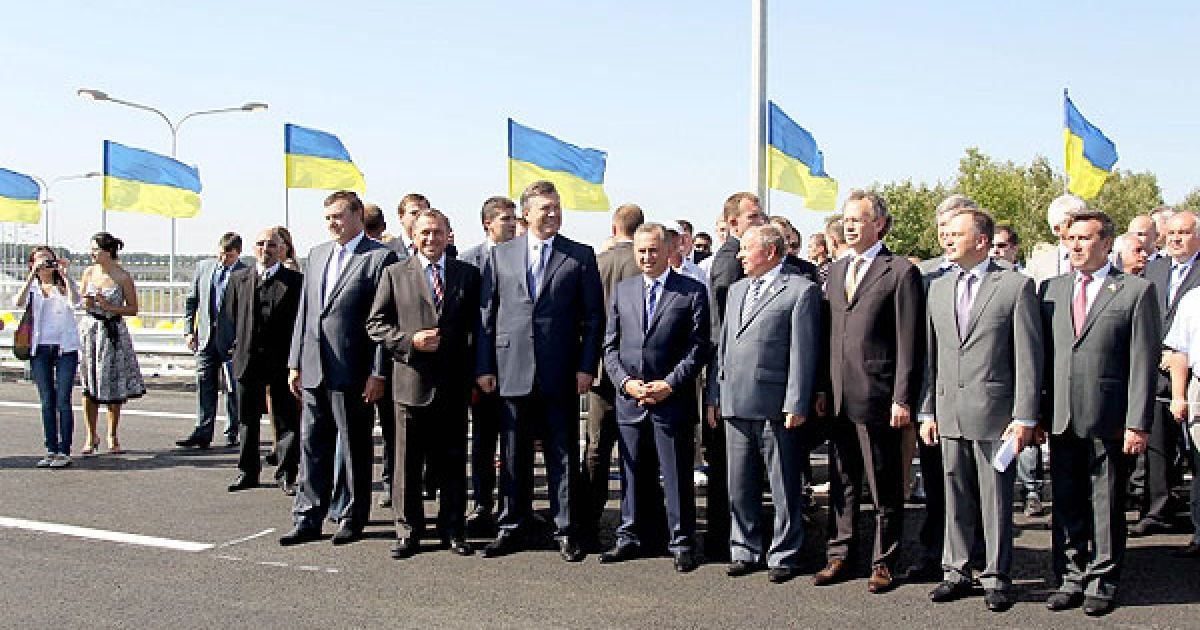 Глава держави взяв участь у відкритті багаторівневої транспортної розв&rsquo;язки на автодорозі Київ-Чоп / © President.gov.ua