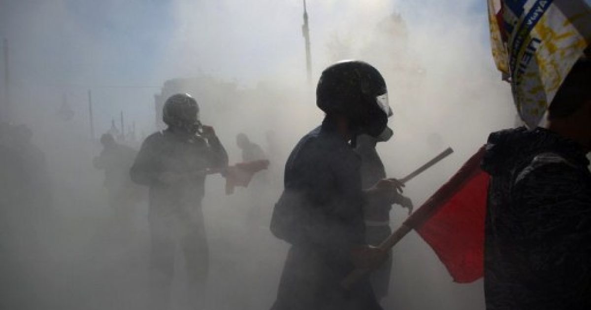 В Афінах сплахнули сутички між владою і мітингувальниками / © AFP